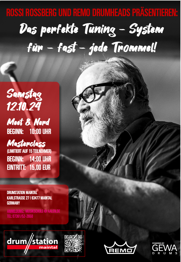 Drumtuning mit Rossi Rossberg